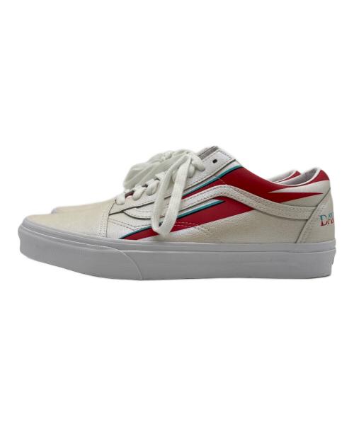 VANS（バンズ）VANS (バンズ) david bowie (デビッド・ボウイ) ALADDIN SANE/TRUE WHITE アイボリー サイズ:27.5 未使用品の古着・服飾アイテム