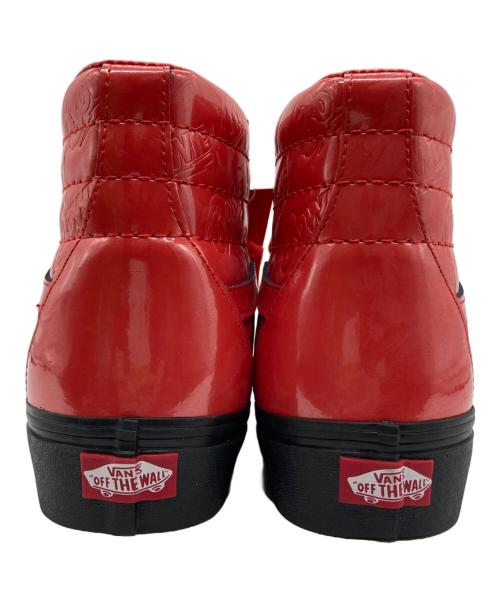 VANS（ヴァンズ）VANS (バンズ) david bowie (デビッド・ボウイ) SK8-HI PLATFORM 2 'ZIGGY STARDUST' レッド サイズ:27.5 未使用品の古着・服飾アイテム