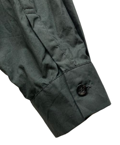 To b. by agnes b.（トゥービー バイ アニエスベー）To b. by agnes b. (トゥービー バイ アニエスベー) メッセージロングシャツワンピース ブラック サイズ:38の古着・服飾アイテム