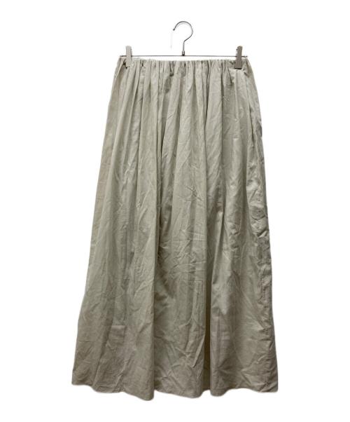 IENA（イエナ）IENA (イエナ) コットンローンスカート ライトグレー サイズ:38 未使用品の古着・服飾アイテム