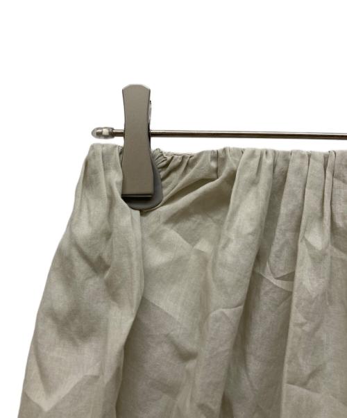 IENA（イエナ）IENA (イエナ) コットンローンスカート ライトグレー サイズ:38 未使用品の古着・服飾アイテム