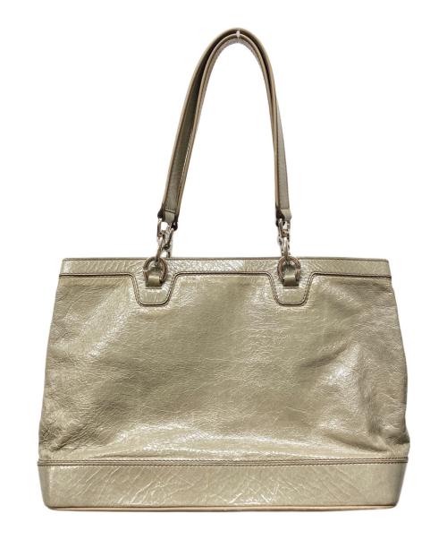 CELINE（セリーヌ）CELINE (セリーヌ) トートバッグ カーキの古着・服飾アイテム