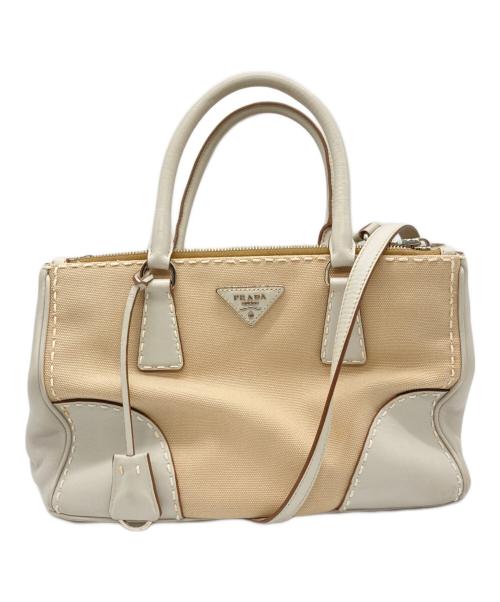 PRADA（プラダ）PRADA (プラダ) CANAPA CITY ベージュの古着・服飾アイテム