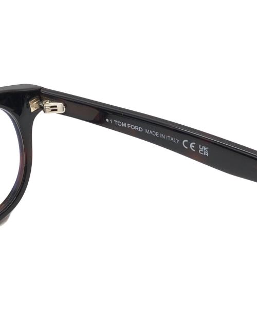 TOM FORD（トムフォード）TOM FORD (トムフォード) アジアンフィット ウェリントン ブルーライトカットメガネ ブラックの古着・服飾アイテム