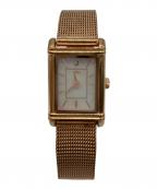 eteエテ）の古着「ソーラーウォッチ スクエア メッシュベルト」