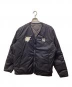 TAION×BEAMS Lightsタイオン×ビームスライト）の古着「別注 ベトジャン リバーシブル インナーダウン」｜ブラック×グレー