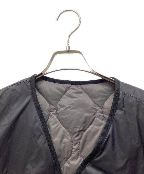 TAION（タイオン）TAION (タイオン) BEAMS Lights (ビームスライト) 別注 ベトジャン リバーシブル インナーダウン ブラック×グレー サイズ:Mの古着・服飾アイテム