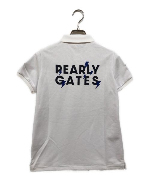 PEARLY GATES（パーリーゲイツ）PEARLY GATES (パーリーゲイツ) ポロシャツ ホワイト サイズ:０の古着・服飾アイテム