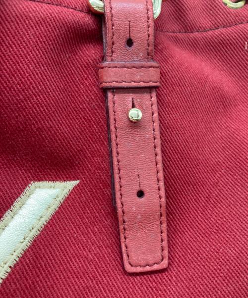 Yves Saint Laurent（イヴサンローラン）Yves Saint Laurent (イヴサンローラン) カハラトートバッグ レッドの古着・服飾アイテム
