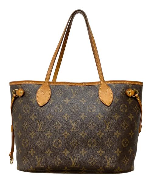 LOUIS VUITTON（ルイ ヴィトン）LOUIS VUITTON (ルイ ヴィトン) ネヴァーフルPMトートバッグ ブラウンの古着・服飾アイテム