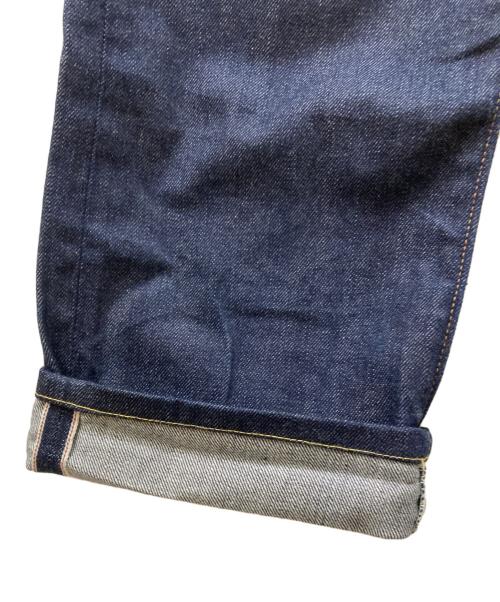 EVISU（エヴィス）EVISU (エヴィス) WAREHOUSE (ウエアハウス) Right-on (ライトオン) Lot 9002 ダブルカモメ デニムパンツ インディゴ×グリーン サイズ:SIZE 34の古着・服飾アイテム