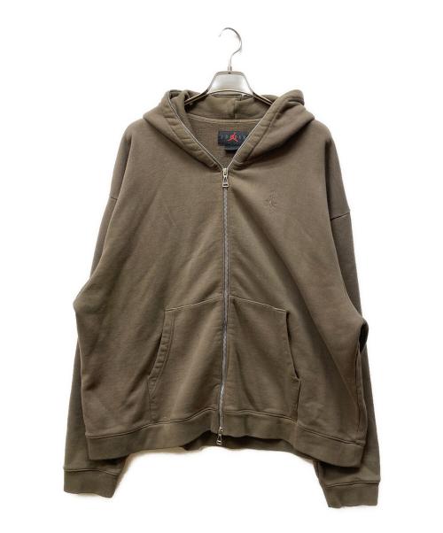 JORDAN（ジョーダン）JORDAN (ジョーダン) TRAVIS SCOTT (トラヴィス・スコット) パーカー ブラウン サイズ:XLの古着・服飾アイテム