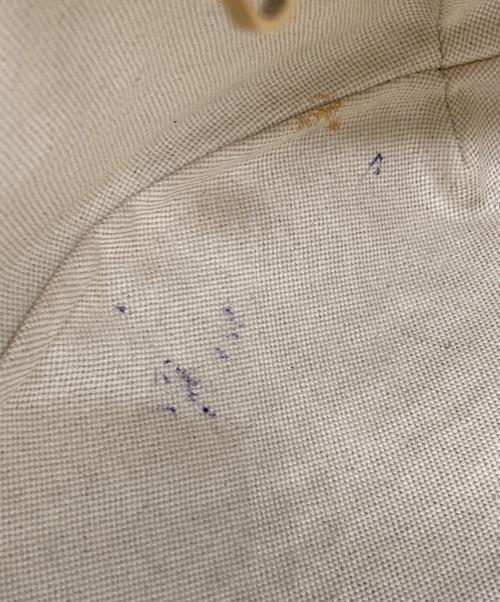 GUCCI（グッチ）GUCCI (グッチ) ロゴプリント ハーフムーン レザー ショルダーバッグ ブラックの古着・服飾アイテム