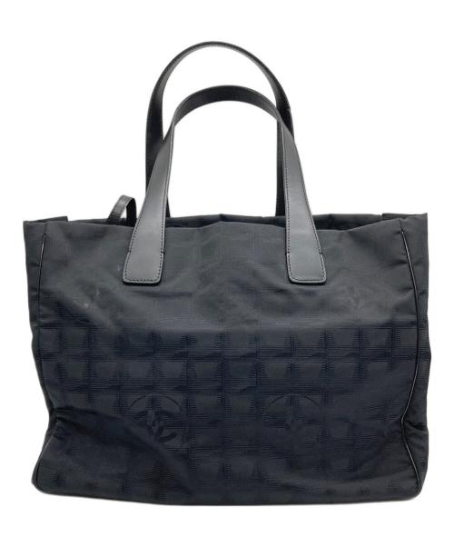 CHANEL（シャネル）CHANEL (シャネル) ニュートラベルライントートバッグ ブラックの古着・服飾アイテム