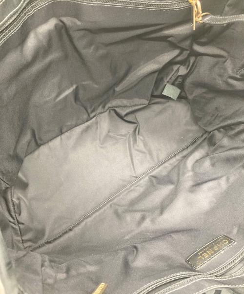 CHANEL（シャネル）CHANEL (シャネル) ニュートラベルライントートバッグ ブラックの古着・服飾アイテム