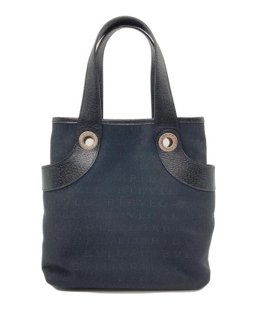 BVLGARI（ブルガリ）BVLGARI (ブルガリ) LAMMEA ハンドバッグ ブラックの古着・服飾アイテム