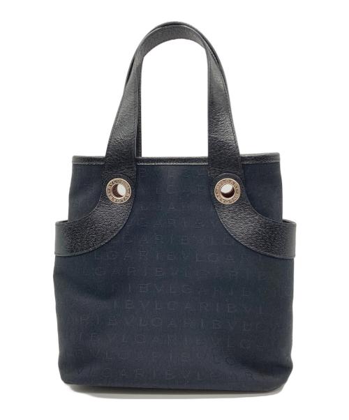 BVLGARI（ブルガリ）BVLGARI (ブルガリ) LAMMEA ハンドバッグ ブラックの古着・服飾アイテム