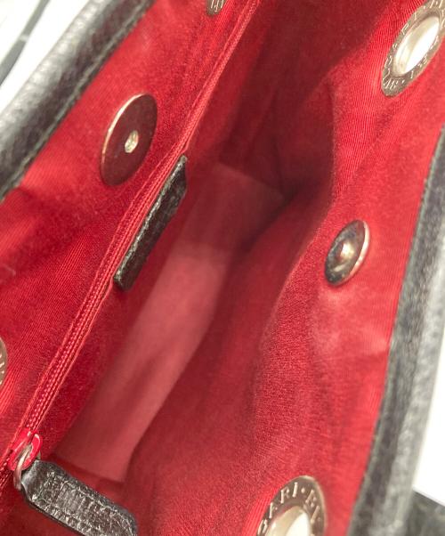 BVLGARI（ブルガリ）BVLGARI (ブルガリ) LAMMEA ハンドバッグ ブラックの古着・服飾アイテム