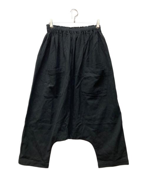 antiquites（アンティークス）Antiquites (アンティークス) リネン混サルエルパンツ ブラック サイズ:M 未使用品の古着・服飾アイテム