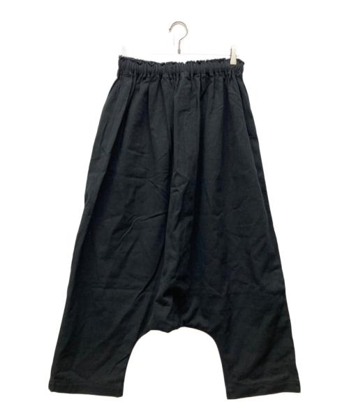 antiquites（アンティークス）Antiquites (アンティークス) リネン混サルエルパンツ ブラック サイズ:M 未使用品の古着・服飾アイテム