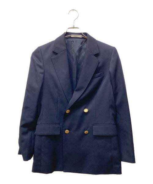 MACPHEE（マカフィー）MACPHEE (マカフィー) ウールギャバジン ダブルブレストジャケット ネイビー サイズ:SIZE 34の古着・服飾アイテム