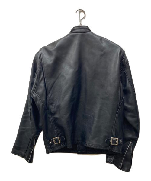 Schott（ショット）Schott (ショット) カウレザーシングルライダースジャケット ブラック サイズ:SIZE 42の古着・服飾アイテム