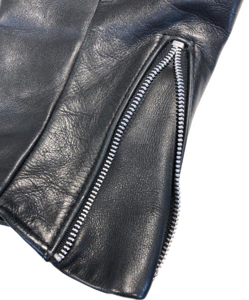 Schott（ショット）Schott (ショット) カウレザーシングルライダースジャケット ブラック サイズ:SIZE 42の古着・服飾アイテム