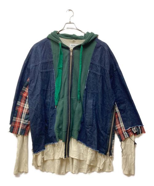 KIDILL（キディル）KIDILL (キディル) Docking Zip Parka マルチカラー サイズ:SIZE Freeの古着・服飾アイテム