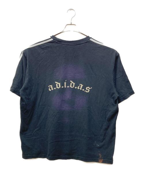 adidas（アディダス）adidas (アディダス) Korn (コーン) プリントTシャツ ブラック サイズ:2xlの古着・服飾アイテム