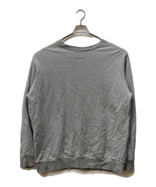 GUCCI（グッチ）GUCCI (グッチ) DISNEY (ディズニー) プリントスウェット グレー サイズ:XLの古着・服飾アイテム