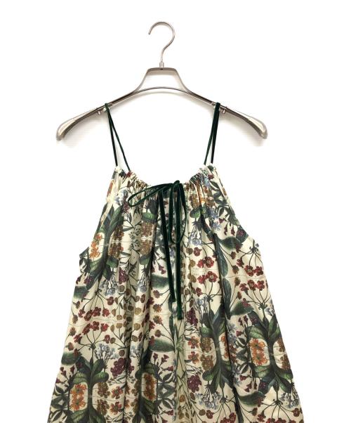 CABAN（キャバン）CABAN (キャバン) パレルモフラワープリントキャミソールワンピース ベージュ サイズ:freeの古着・服飾アイテム