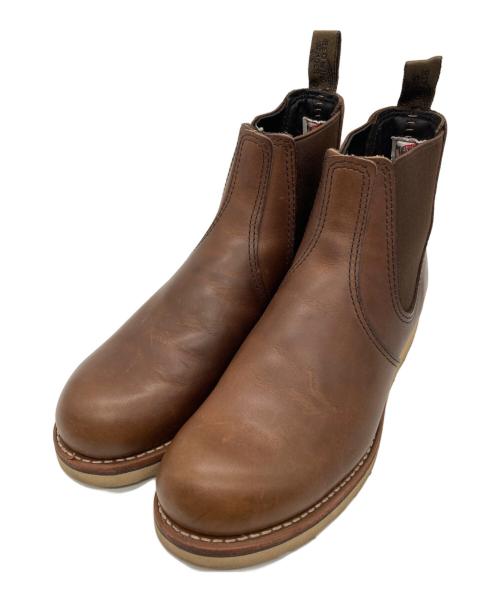 RED WING（レッドウィング）RED WING (レッドウィング) Classic Chelsea サイドゴアブーツ ブラウン サイズ:SIZE 9の古着・服飾アイテム