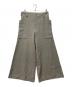 Y's（ワイズ）の古着「アーカイブワイドレッグパンツ」｜カーキ