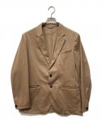 LANVIN en Bleuランバンオンブルー）の古着「360°全方向高伸縮 『ワンダーシェイプ』 2つ釦ジャケット」｜ベージュ