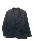 LANVIN en Bleuランバンオンブルー）の古着「360°全方向高伸縮 『ワンダーシェイプ』 2つ釦ジャケットセットアップ」｜ブラック