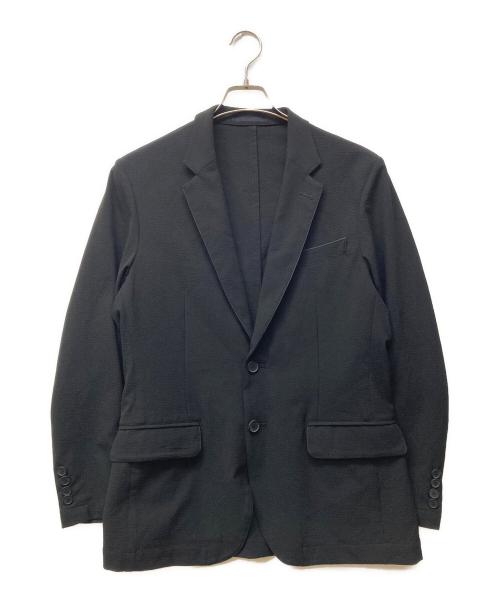 LANVIN en Bleu（ランバンオンブルー）LANVIN en Bleu (ランバンオンブルー) シアサッカーセットアップスーツ ブラック サイズ:SIZE 48の古着・服飾アイテム