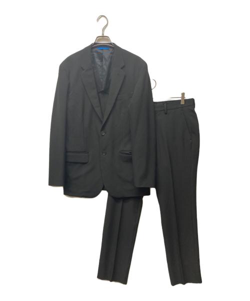 LANVIN en Bleu（ランバンオンブルー）LANVIN en Bleu (ランバンオンブルー) 4WAYストレッチ ジャケットセットアップスーツ ブラック サイズ:50の古着・服飾アイテム