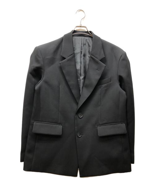 M TO R（ムウトアール）M TO R (ムウトアール) BOXY SINGLE BREASTED JACKET ブラック サイズ:38の古着・服飾アイテム