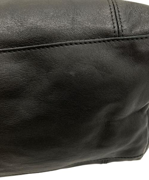 LONGCHAMP（ロンシャン）LONGCHAMP (ロンシャン) LE PRIAGE CUIR HANDBAG ブラックの古着・服飾アイテム