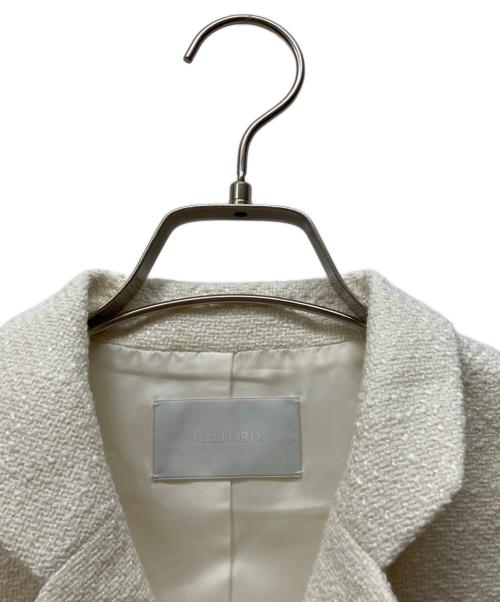 CELFORD（セルフォード）CELFORD (セルフォード) ベルト付きショートジレ ホワイト サイズ:SIZE 38の古着・服飾アイテム