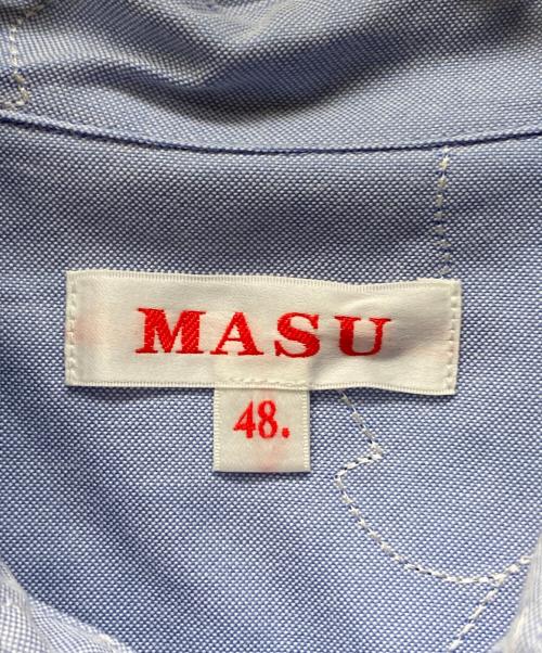 masu（エムエーエスユー）MASU (エムエーエスユー) ANGEL HALF SLEEVE SHIRT ブルー サイズ:SIZE 48の古着・服飾アイテム