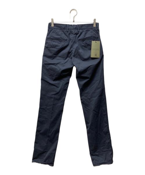 INCOTEX（インコテックス）INCOTEX (インコテックス) SLIM FIT ガーメントダイオーガニックコットンストレッチチノテーパードパンツ ネイビー サイズ:29の古着・服飾アイテム