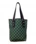 GUCCI（グッチ）の古着「GGキャンバス ミニトートバッグ」｜グリーン
