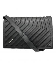 BALENCIAGA（バレンシアガ）の古着「CAR FLAP BAG」｜ブラック