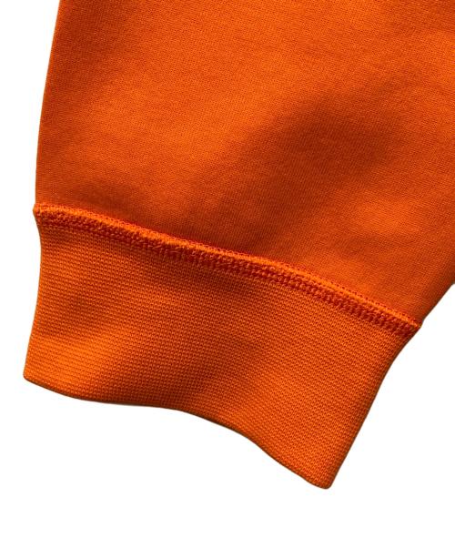 POLO RALPH LAUREN（ポロ・ラルフローレン）POLO RALPH LAUREN (ポロ・ラルフローレン) エンボス加工スウェット オレンジ サイズ:L 未使用品の古着・服飾アイテム