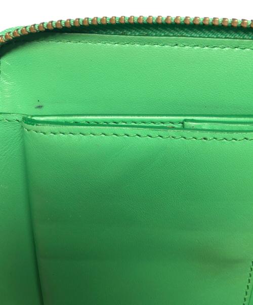 COMME des GARCONS（コムデギャルソン）COMME des GARCONS (コムデギャルソン) 2つ折り財布 グリーンの古着・服飾アイテム