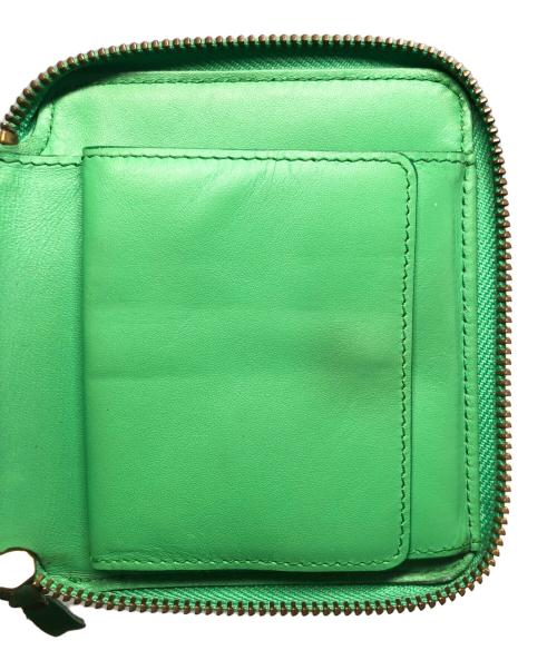 COMME des GARCONS（コムデギャルソン）COMME des GARCONS (コムデギャルソン) 2つ折り財布 グリーンの古着・服飾アイテム