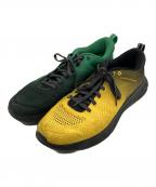 HOKAONEONE×Engineered Garmentsホカオネオネ×エンジニアドガーメンツ）の古着「ローカットスニーカー」｜イエロー×グリーン