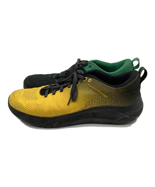 HOKAONEONE（ホカオネオネ）HOKAONEONE (ホカオネオネ) Engineered Garments (エンジニアードガーメンツ) ローカットスニーカー イエロー×グリーン サイズ:SIZE 27.5cmの古着・服飾アイテム