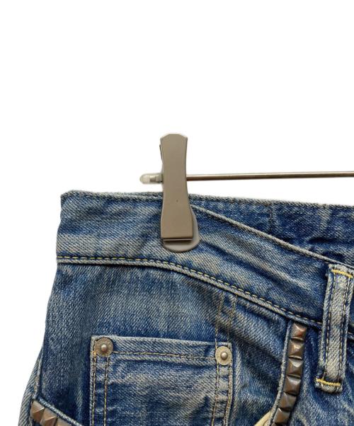 Hysteric Glamour（ヒステリックグラマー）Hysteric Glamour (ヒステリックグラマー) スタッズポケット ボタンフライデニム インディゴ サイズ:34の古着・服飾アイテム